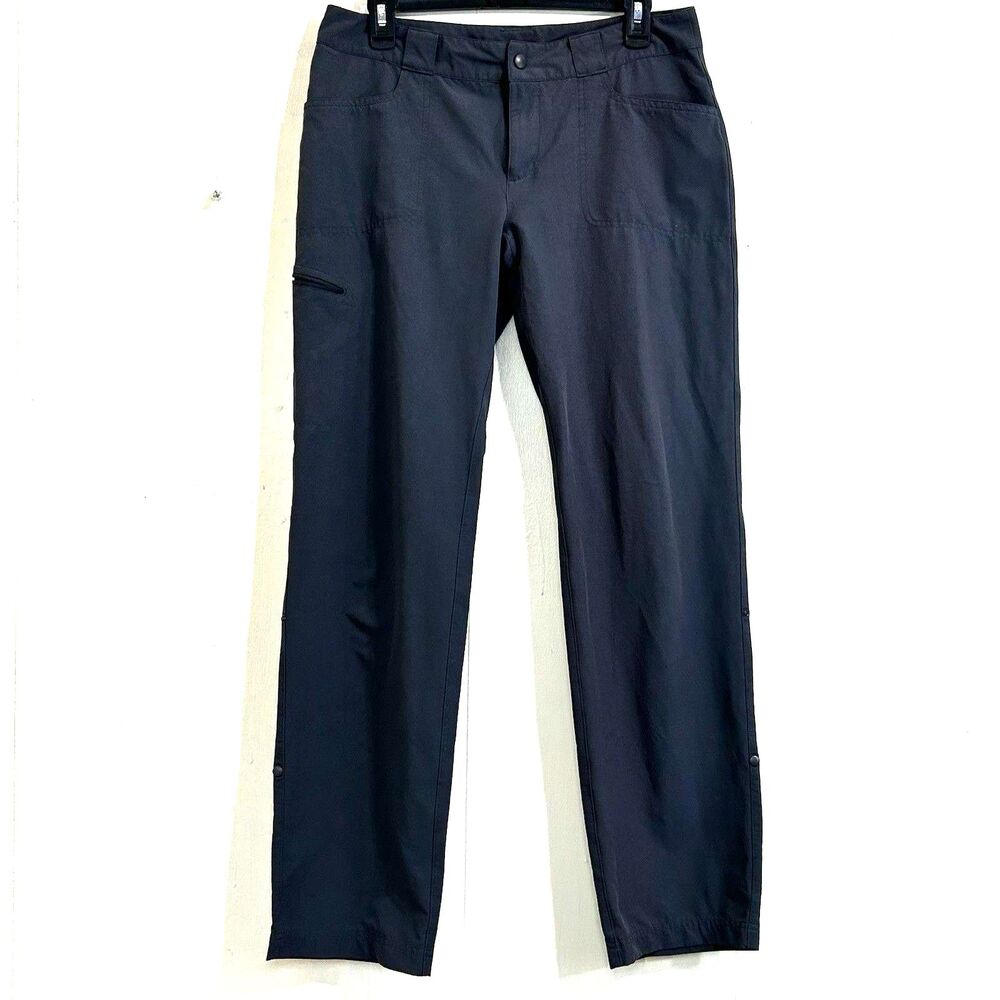 EMS Eastern Mountain Sports Hiking Pants Womens Size 8 Gray Stretch Tech Camping